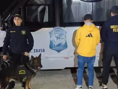 Un individuo fue detenido por querer introducir drogas en una fiesta/