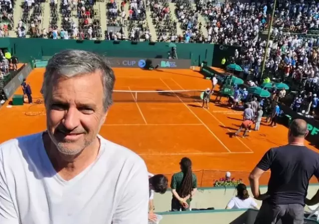 Javier Frana, capit�n argentino de la Davis