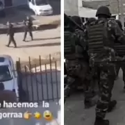 Pele� con la Polic�a, lo celebr� en sus redes y termin� detenido