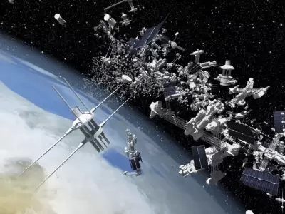 Basura espacial. La gestora del Sindrome de Kessler.