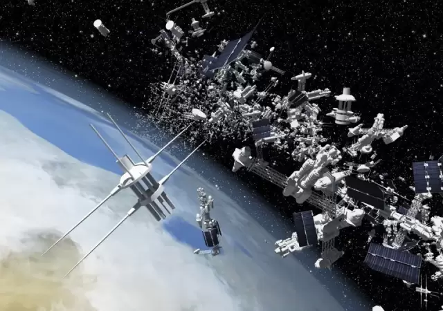 Basura espacial. La gestora del Sindrome de Kessler.