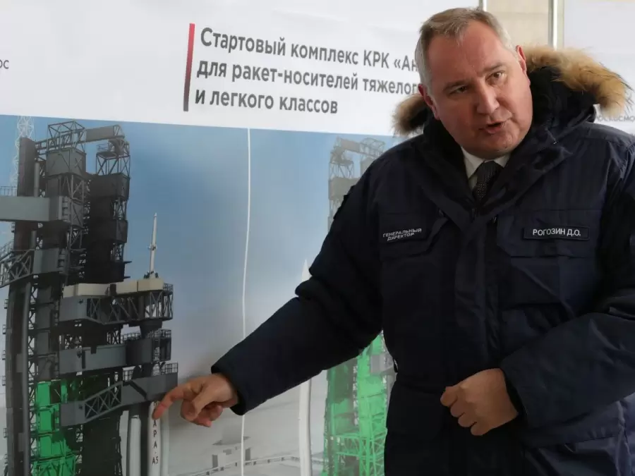 Dmitri Rogozin, director de la agencia espacial rusa Roscosmos.