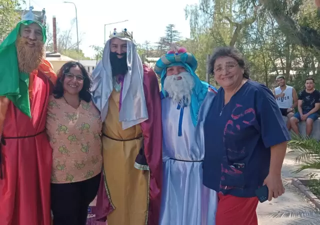 Reyes Magos en el Hospital Lencinas.
