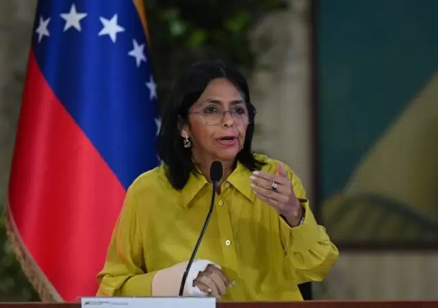 Delcy Rodr�guez pide a EE.UU. una "agenda de cooperaci�n" sin nombrar a Maduro