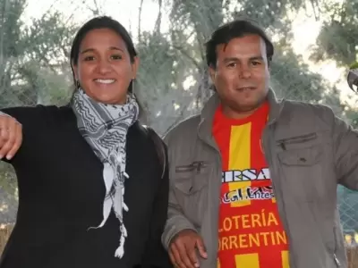 M�nica Mllapi junto a su esposo, Daniel "Fierrito" Ram�rez. (Foto: archivo web)