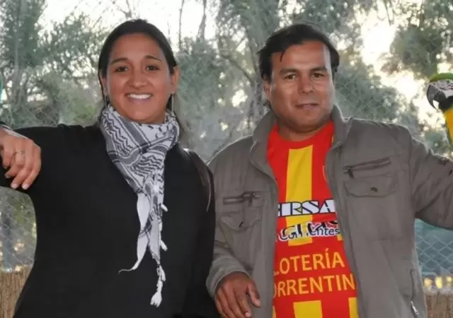 M�nica Mllapi junto a su esposo, Daniel "Fierrito" Ram�rez. (Foto: archivo web)