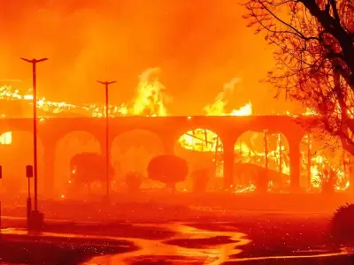 Las llamas en la localidad de Eaton Fire, dentro del frente de fuego de Los �ngeles, se sald� con varias muertes.