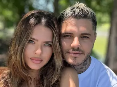 Mauro Icardi y la China Su�rez de novios.