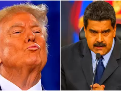 Trump se manten�a en silencio respecto a Venezuela, pero apareci� y le marc� la cancha a Maduro.