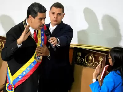 Maduro jur� como presidente de Venezuela.