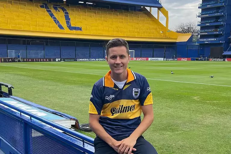 Herrera en la Bombonera.