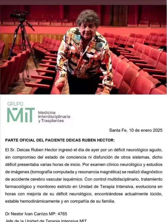 Parte m�dico.