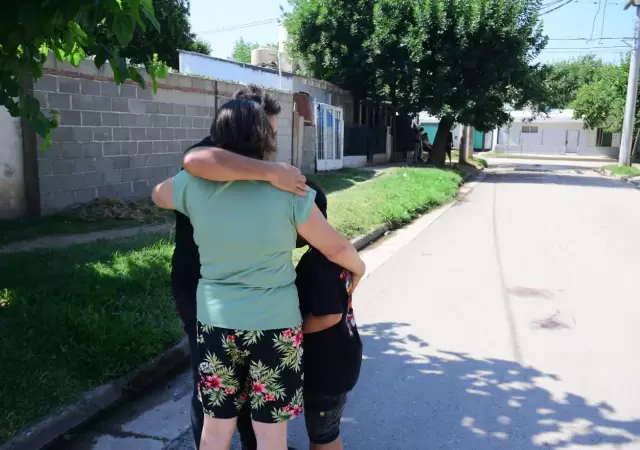 Familiares de la v�ctima, en shock por el terrible desenlace.