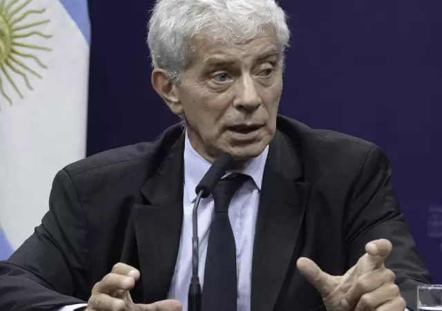 Mariano C�neo Libarona, ministro de Justicia de la Naci�n.