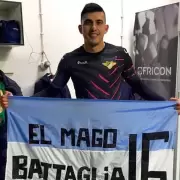 Rodrigo Battaglia lleg� al pa�s y se convirti� en nuevo hombre de Boca