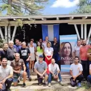 Partidarios de Villarruel realizaron un acto de "desagravio" en apoyo a la Vicepresidenta