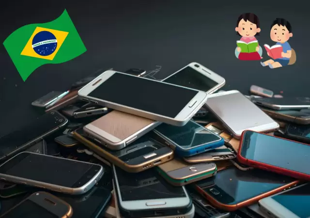 Brasil proh�be el uso de celulares en escuelas.