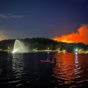 Un devastador incendio se desató en las sierras de Tandil y amenaza a la ciudad