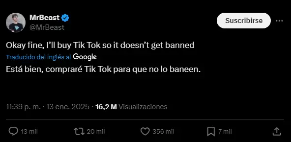 Mr Beast Tik Tok