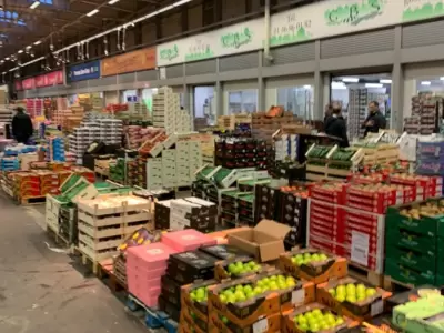 Puesto de frutas y verduras