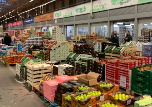 Puesto de frutas y verduras