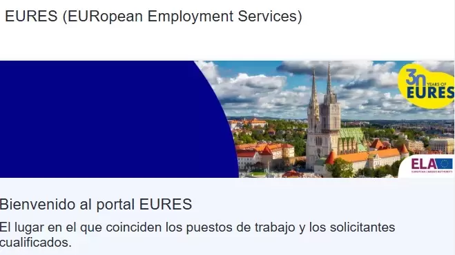 Plataforma para puestos de trabajo en Europa.