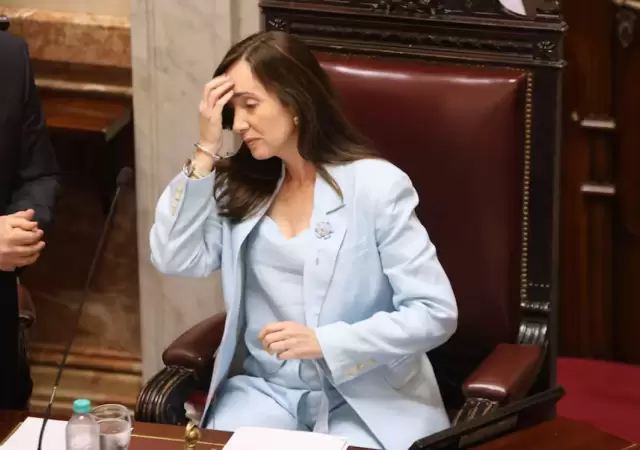 La presidenta del senado, Victoria Villarruel, evit� referirse a los incidentes ayer en la sesi�n de la C�mara de Diputados de la naci�n.