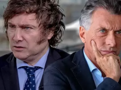 El presidente Javier Milei y Mauricio Macri, titular del PRO. (Imagen: web)