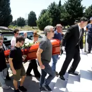 El �ltimo adi�s a Alejandra Dar�n en el cementerio de la Chacarita