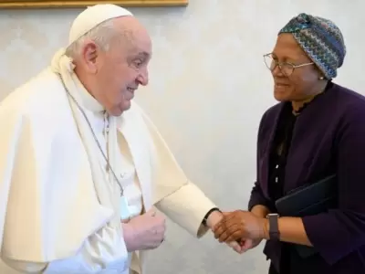 El Papa recibi� al presidente del Comit� Mundial de Seguridad Alimentaria. (Fotograf�a: Agencia NA/Vatican News)