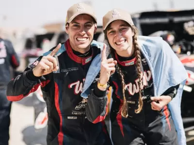 Nicol�s Cavigliasso y Valentina Pertegarini.