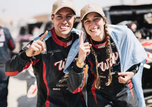 Nicol�s Cavigliasso y Valentina Pertegarini.