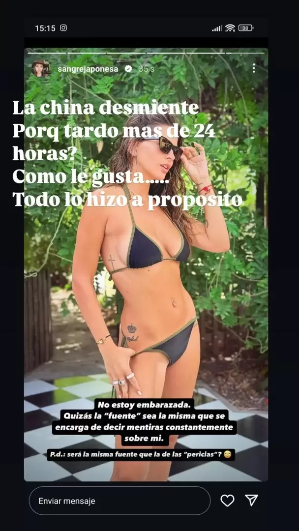 Dura respuesta de Latorre contra la actriz.