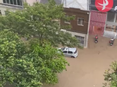 Situaci�n cr�tica debido a las lluvias torrenciales que azotan la regi�n.
