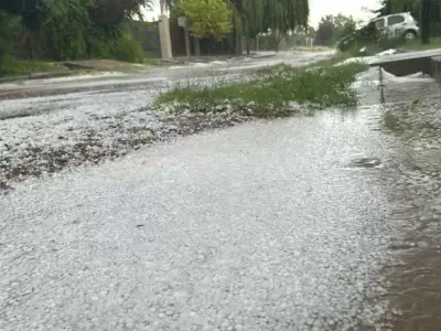 Tormentas de piedra y granizo afectaron anoche a los departamentos de San Mart�n y Luj�n de Cuyo persistiendo para hoy por nuevas perturbaciones.