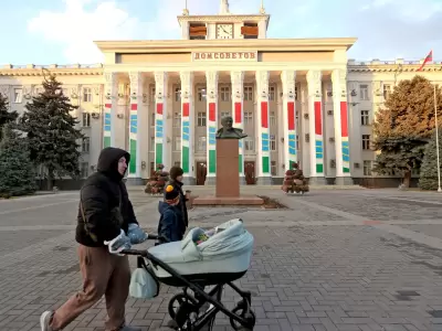 La Casa de los Soviets, sede del ayuntamiento de Tiraspol, capital de Transnistria. (Imagen: web)