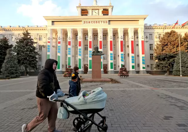 La Casa de los Soviets, sede del ayuntamiento de Tiraspol, capital de Transnistria. (Imagen: web)