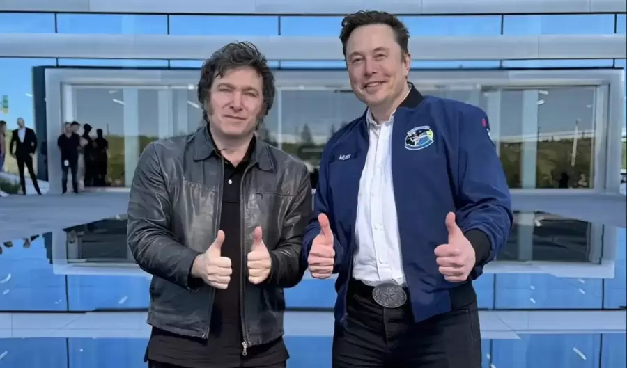 Milei y Elon Musk