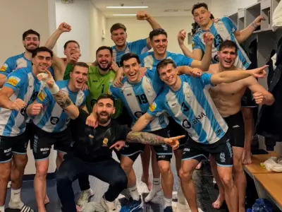 Los chicos argentinos festejaron la clasificaci�n