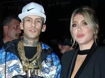 El reencuentro de L-Gante y Wanda Nara que dio que hablar
