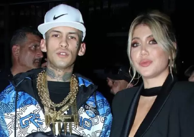 El reencuentro de L-Gante y Wanda Nara que dio que hablar
