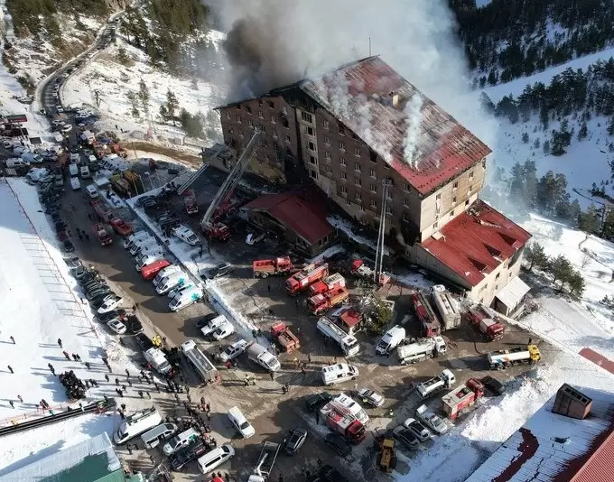 Incendio en turquia