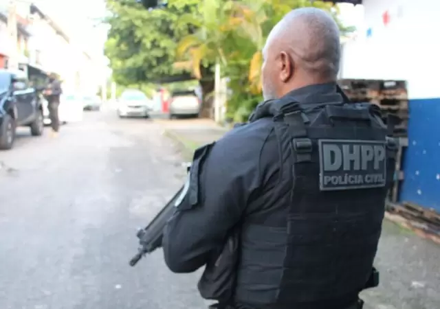Un agente de la Polic�a Civil de Bah�a, organismo que intervino en el hecho. (Foto: archivo web)