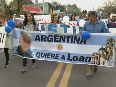 Una de las tantas marchas realizadas pidiendo la aparici�n con vida del nene correntino. (Foto: web)