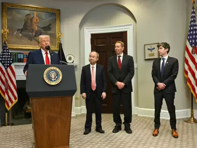 Trump, secundado por tres de los grandes CEO techs present� un megaproyecto de IA sin restricciones �Te resulta inquietante?