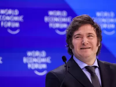 Milei lleg� a Suiza para disertar en Davos, reunirse con empresarios y recibir un premio.