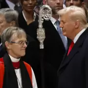 Trump arremetió contra la obispa que le pidió misericordia para minorías