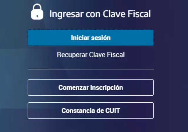 El ingreso en la p�gina web oficial de ARCA.