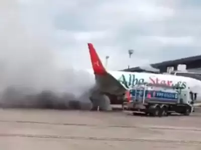 Se activ� el protocolo antincendio