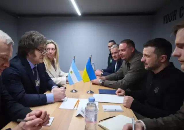 Milei se reuni� con Zelensky en Davos: "Los logros hablan por s� solos".